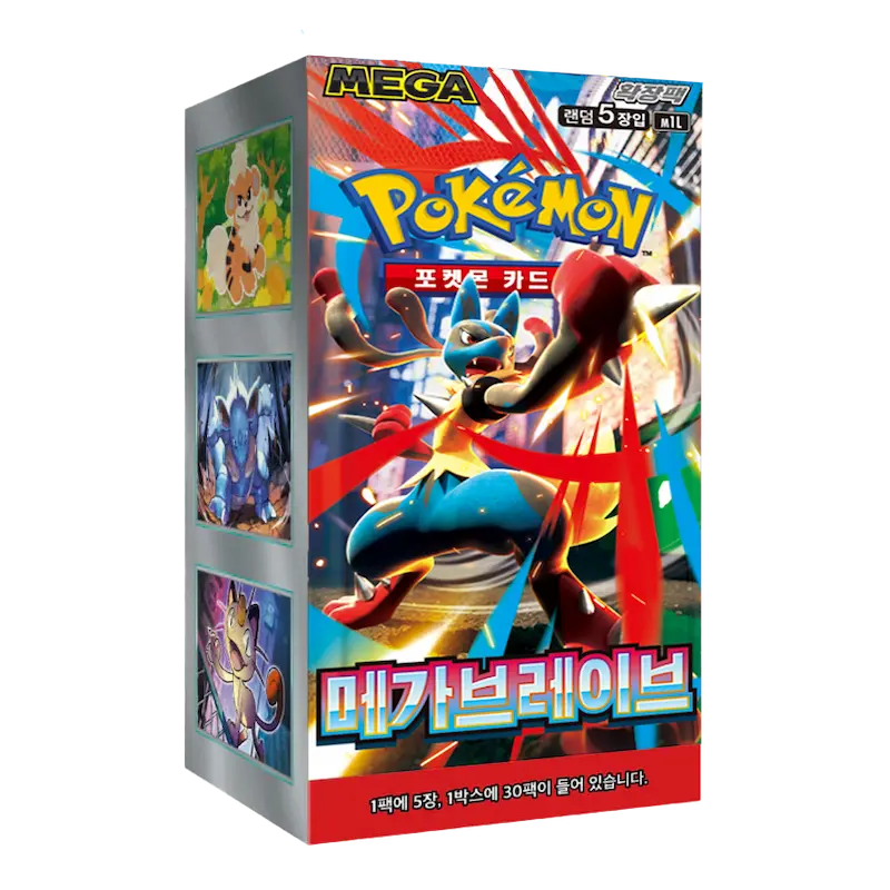 Pokemon TCG Mega Brave Booster Box Korean (M1L)