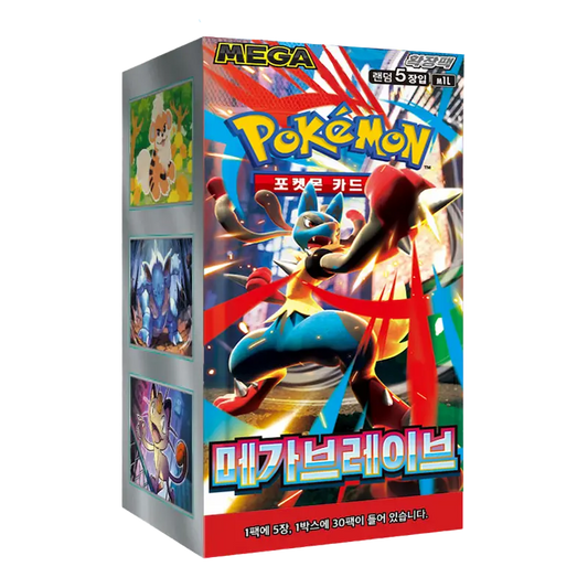 Pokemon TCG Mega Brave Booster Box Korean (M1L)